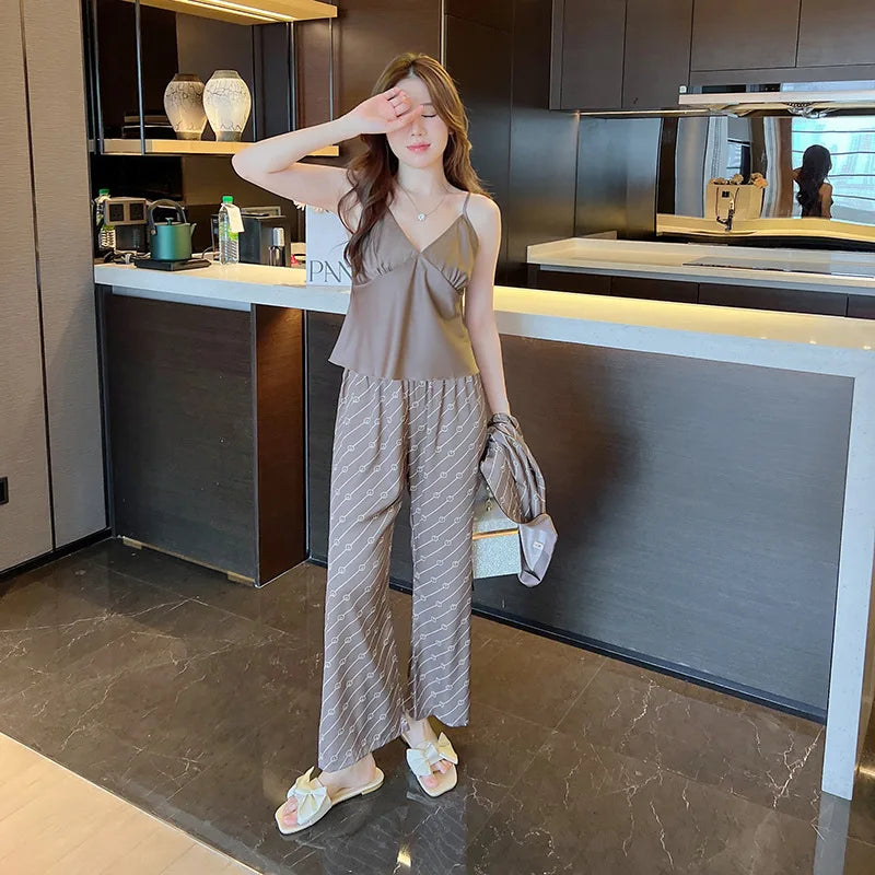 3-Piece Kimono Pajama Set – Stylish & Comfortable Sleepwear