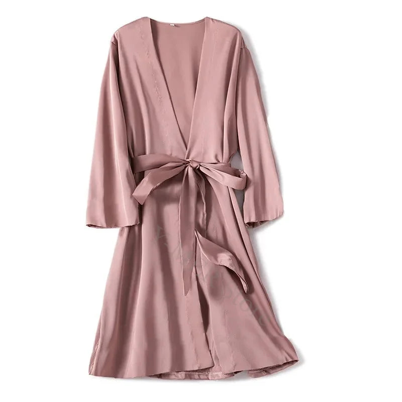 Silky Satin Robe